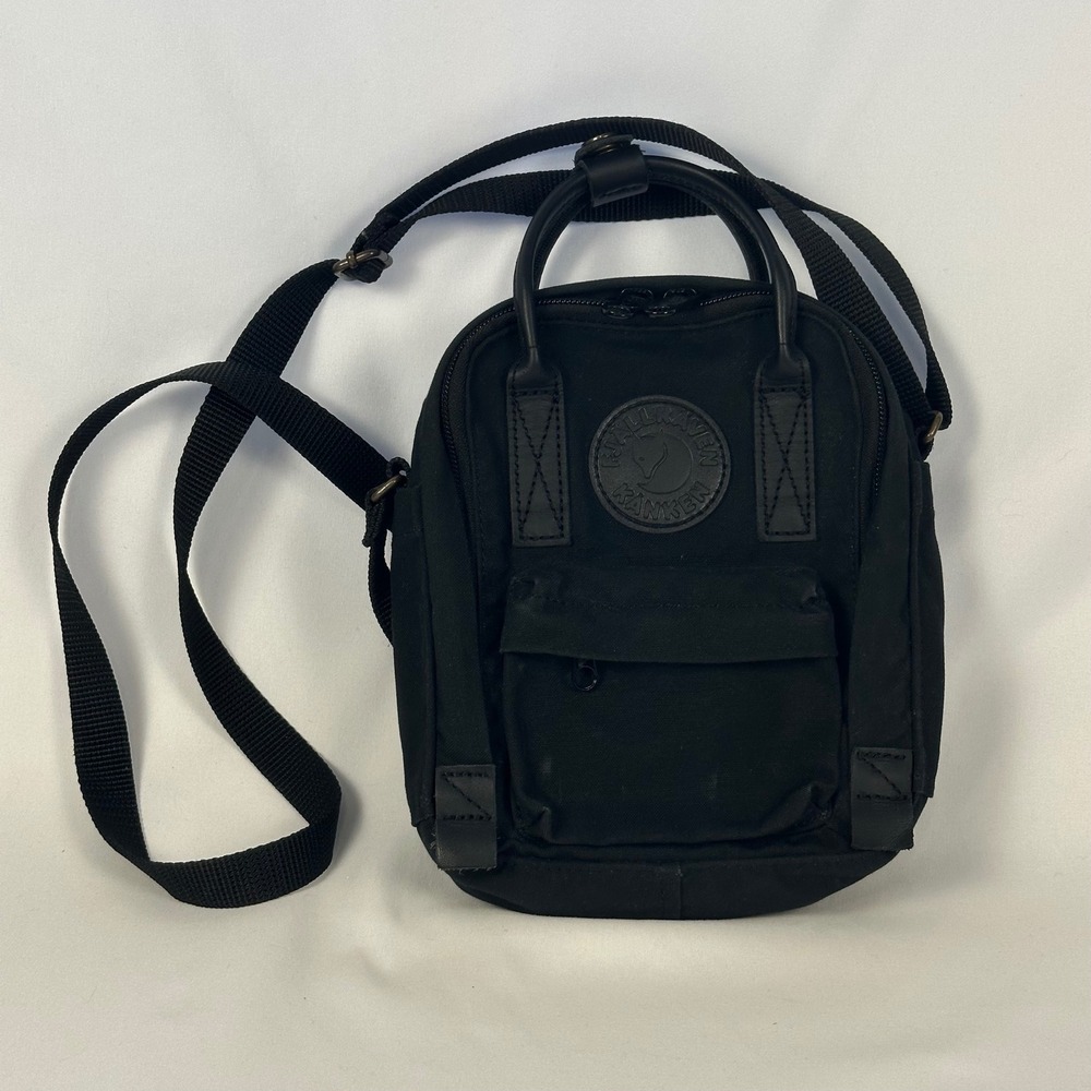 Fjallraven Kanken No. 2 Black Sling Bag 23799 OS Black Crossbody Shoulder Bag